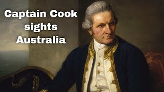19th April 1770: British explorer Captain James Cook first sights Australia from HMS Endeavour