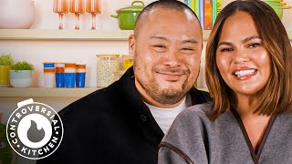 Chrissy Teigen & David Chang Debate The Most Controversial Kitchen Hot Takes | Delish