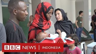 Pengungsi asing di Jakarta: 