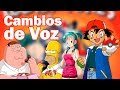 PERSONAJES CON MÁS CAMBIOS DE VOZ EN EL DOBLAJE LATINO