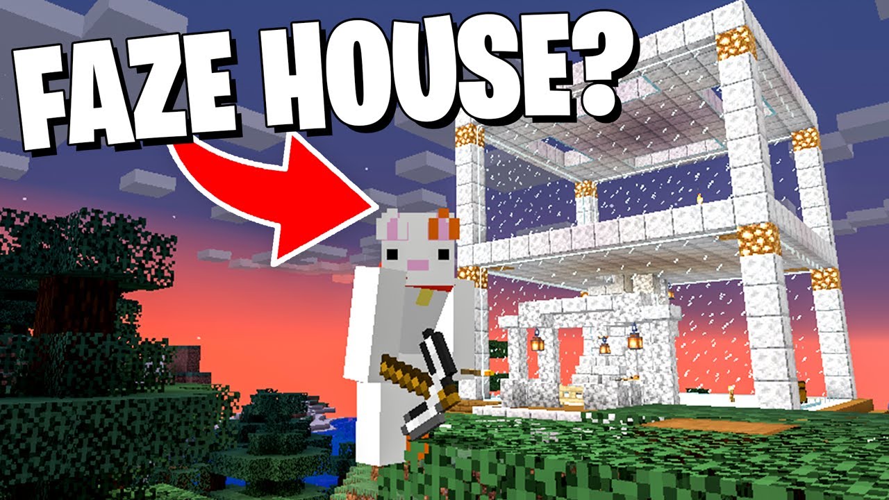 Building the FaZe House in minecraft?? (CloutCraft Ep.2) YouTube