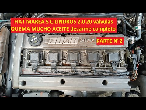Motor Fiat 5 CILINDROS QUEMA ACEITE | Desarme Completo MAREA 2.0 20 Válvulas Gasolina 1999 VIDEO 2