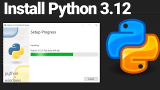 how to install python 3 12 on windows