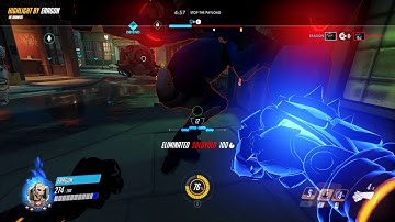 Doomfist Airshot on Widowmaker