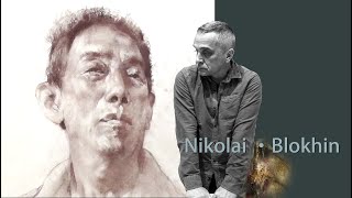 【 How To Draw A Charcoal Portrait From Life 】Russian young master ---     Nikolai Blokhin