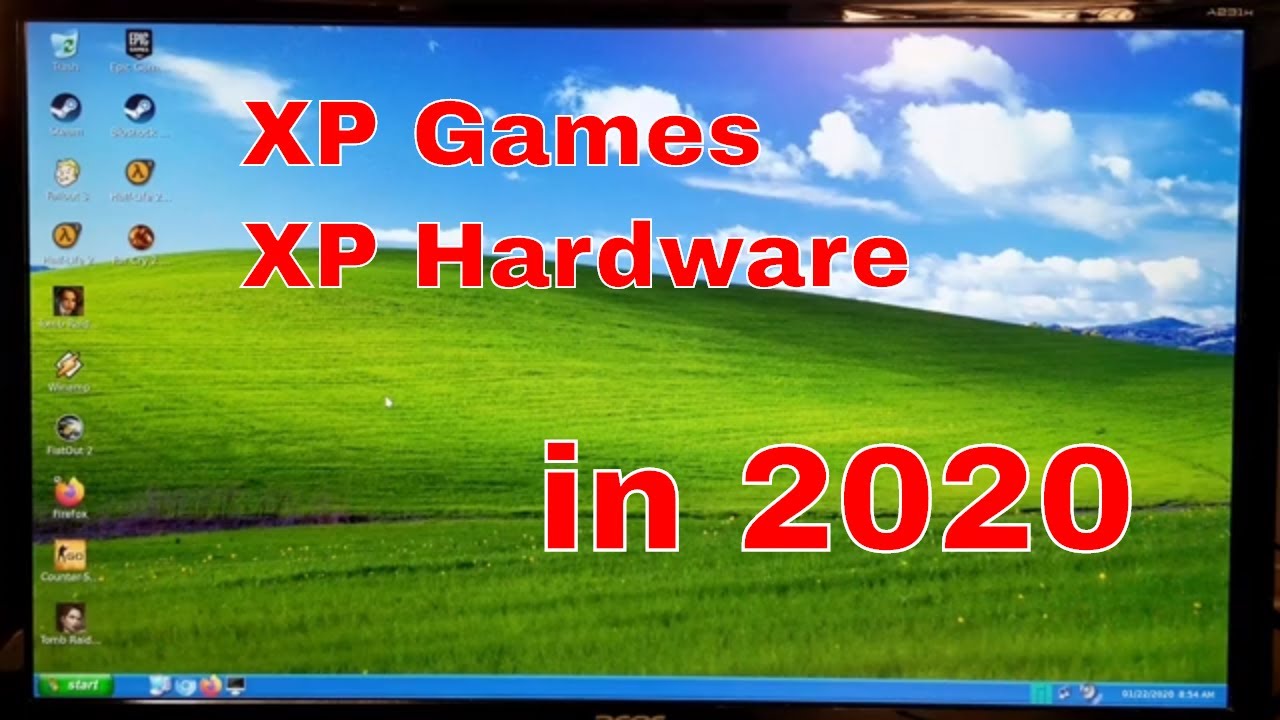 Windows XP games on Windows XP hardware in 2020? YouTube