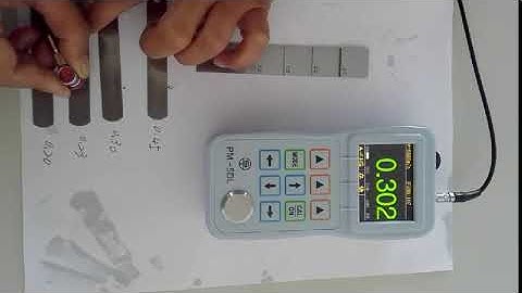 High Precision Ultrasonic Thickness Gauge