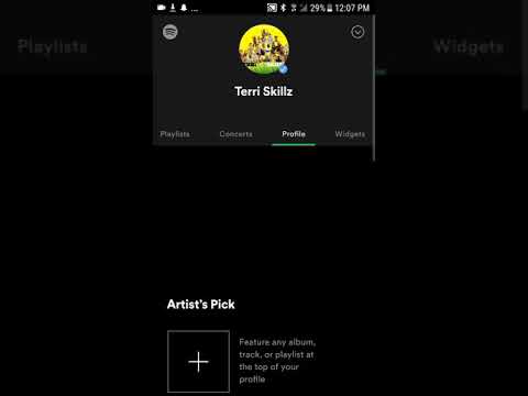 Updating Spotify bio using artist login distrokid
