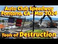 Nascar auto club speedway demolition update  march 2024 nascar cup championship acadapter inc