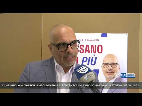 CAMPAGNOLO: «VEDERE IL SIMBOLO DI FDI SUL PONTE VECCHIO E' UNO SCHIAFFO ALLA STORIA» | 08/04/2024