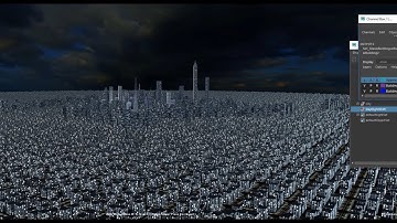 Maya Real-time City Landscape using Viewport 2.0 Day and Night Shift