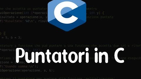 16: Puntatori in C