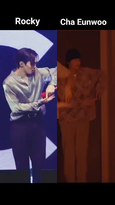 Rocky and Cha Eunwoo dancing😍 #astro #chaeunwoo #rocky #kpop
