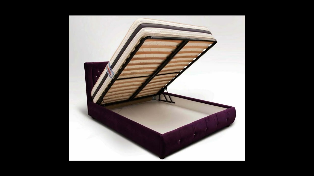 Pat Tapitat Cu Lada De Depozitare- Francesca Decor