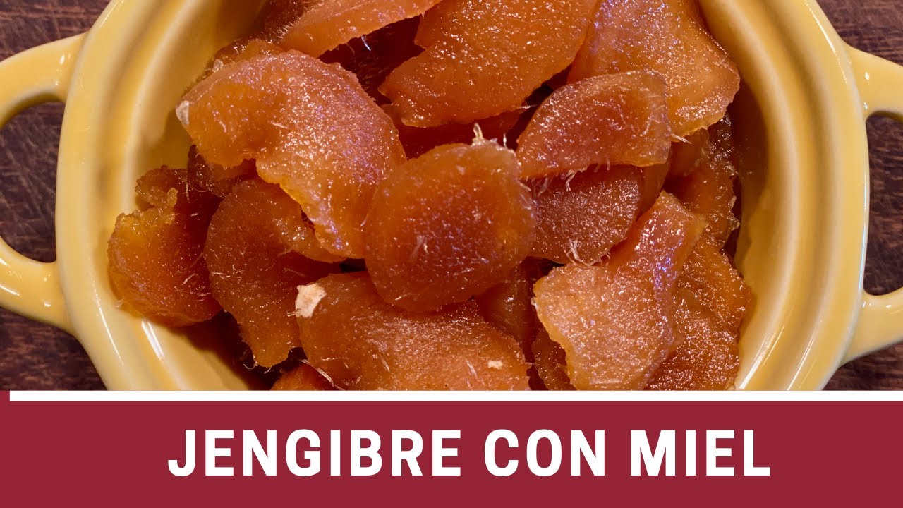 Jengibre Confitado con Miel sin Azúcar | The Frugal Chef - YouTube