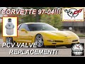 C5 Chevy Corvette PCV Valve Replacement &amp; Installation 1997-2004 How To Replace Crankcase Ventilator