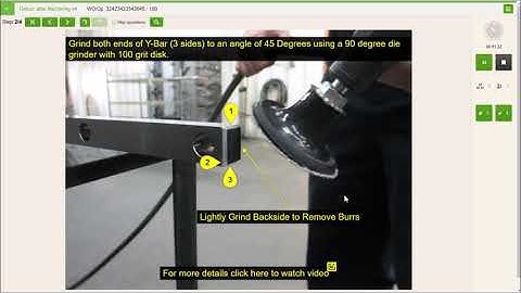 Digital Work Instructions for Deburring Processes