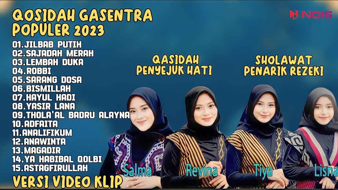 SALMA GASENTRA-JILBAB PUTIH,SAJADAH MERAH SHOLAWAT QOSIDAH PENYEJUK HATI GASENTRA TERBARU