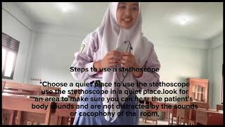 Tugas b Inggris Kelas X keperawatan 1 Teks prosedur stetoskop