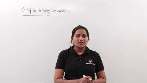 Gray to Binary Conversion