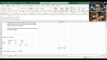 METODO SIMPLEX PLANTEAMIENTO DE PROBLEMAS-RESOLUCION CON SOLVER