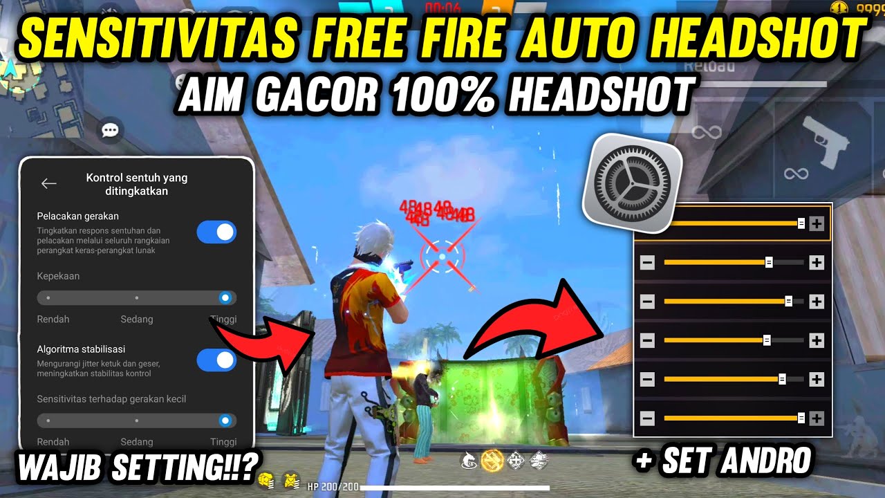 99% HS SEMUA HP❗ SENSITIVITAS FF AUTO HEADSHOT 2026!! CARA SETTING SENSITIVITAS FF AUTO HEADSHOT