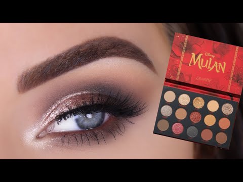 ColourPop Disney Mulan Eyeshadow Palette | Glam Eye Makeup Tutorial