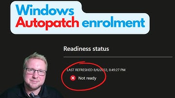 Windows Autopatch enrolment