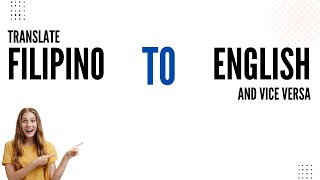How to change Filipino to English and vice versa screenshot 5