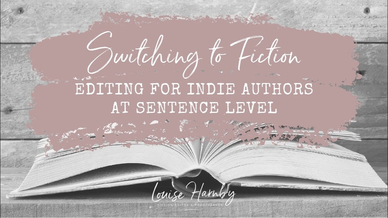 Learn how to line edit fiction: Online course trailer for Switching to Fiction