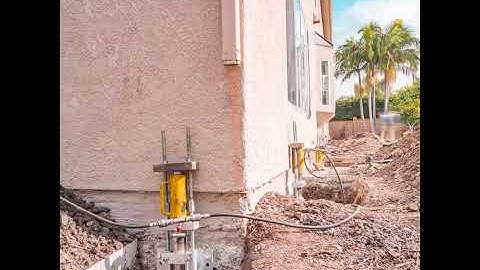 Lifting A Home In Tustin With Push Piers - Foundation Repair