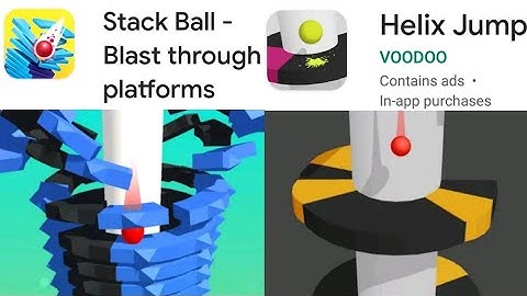 Stack Ball V/S Helix Jump Game Compare || Gameplay By Gamerz Toper