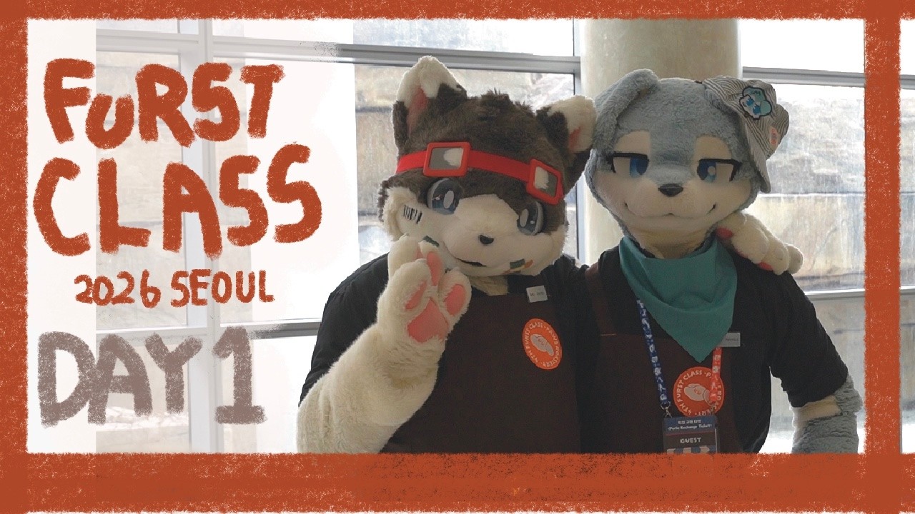 Furst Class DAY-1 퍼스트 클래스 브이로그 #fursuit #furstclass #furrycon - YouTube