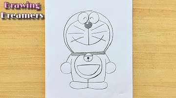 Doraemon Easy drawing || Pencil Drawing || @DrawingDreamers