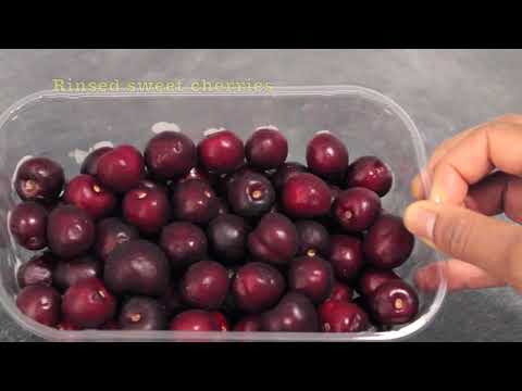 how-to-make-cherry-juice-|-cherry-juice-benefits-|-easy-way-to-pit-cherries