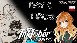 #InkTober2020- Day 9: THROW [SpeedPaint- IsaYuki]