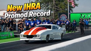 WE SET THE IHRA PROMOD WORLD RECORD!!!!!