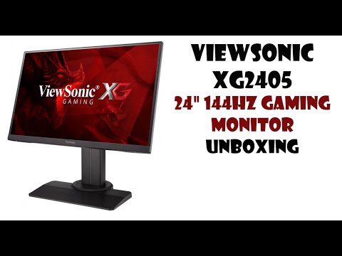 Viewsonic XG2405 Gaming Monitor IPS Panel 144Hz 1ms Unboxing