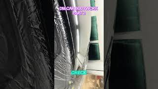 DM car bodywork CAR 2026  ROOF PANEL repair and Masking Applying 2k PRIMER process part 2 📍🚨☮️🔥