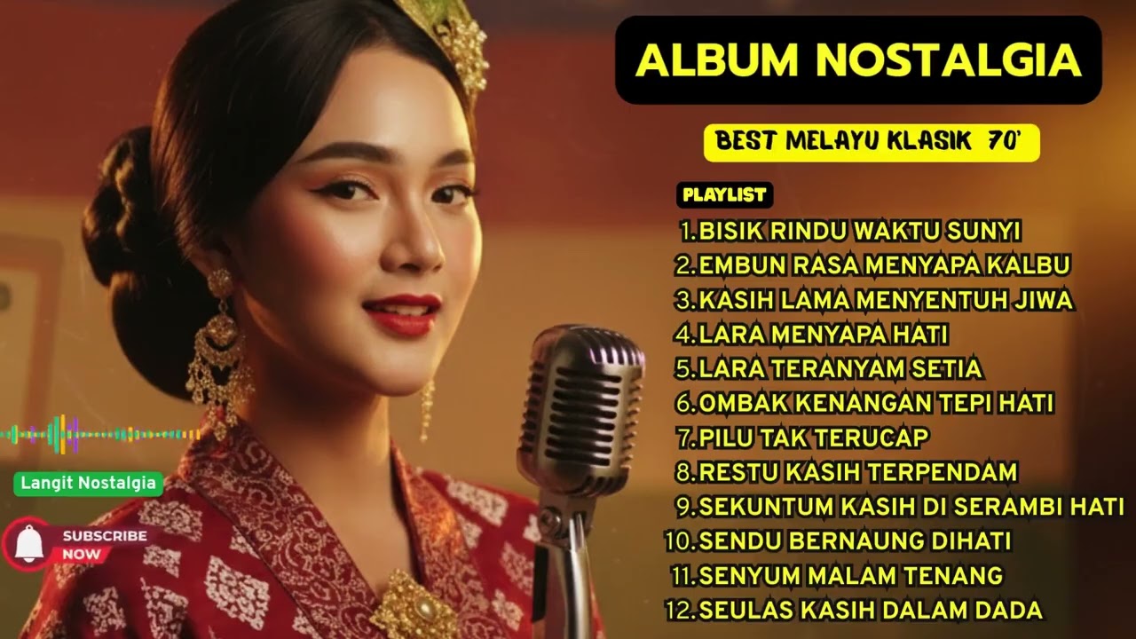 ✨💔BISIK RINDU WAKTU SUNYI ! 🎵 BEST HITS MELAYU KLASIK 70-AN