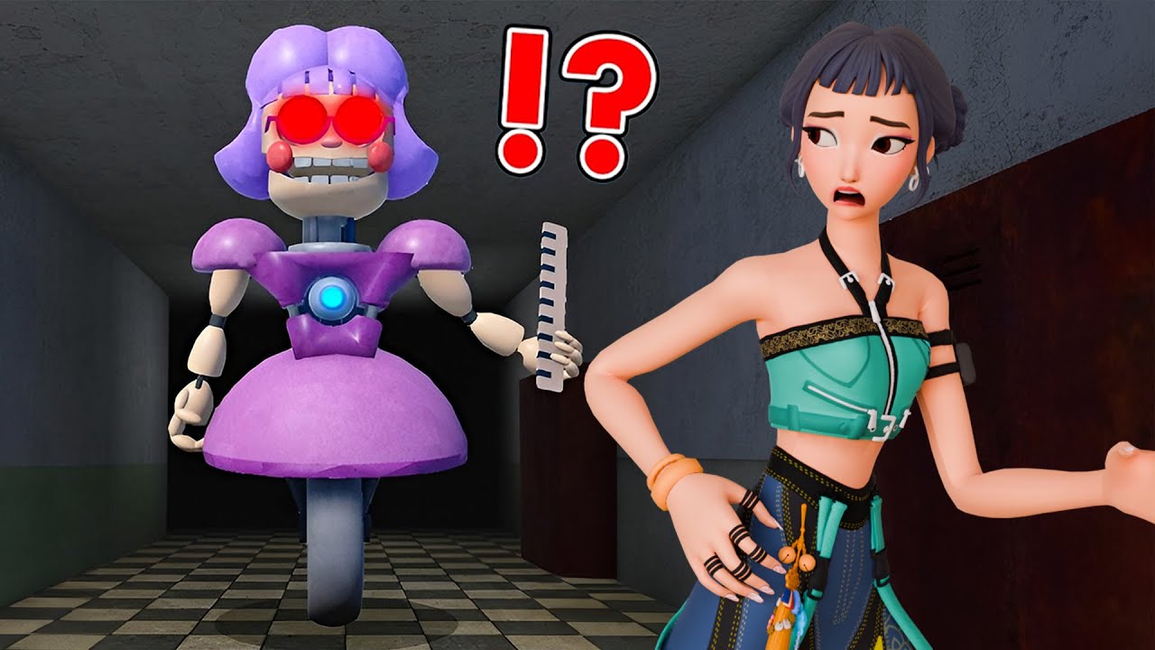 Zoey Plays Escape ANIMATRONICS SCHOOL in Roblox