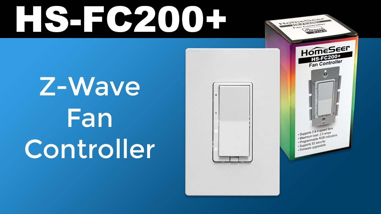 Homeseer Hs Fc200 Z Wave Smart Fan Switch Controller