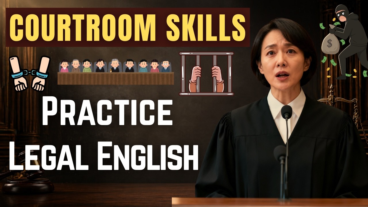 Daily English Practice | Full Courtroom Simulation: Speak Clearly, Stay ...
