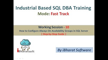 26. Configure Always On Availability Groups in SQL Server | Step-by-Step Guide #ibharatsoftware