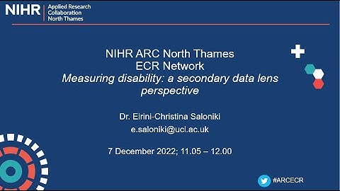 Measuring Disability: a secondary data lens perspective