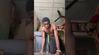 70 push ups in 30 seconds #shorts #viral #fitness #pushups #pleasesubscribe
