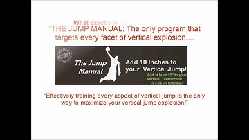 The Jump Manual-Increase Your Vertical Jump With The Jump Manual!