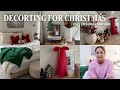 COZY CHRISTMAS BEDROOM MAKEOVER🎄 aesthetic christmas decorate with me 2025!