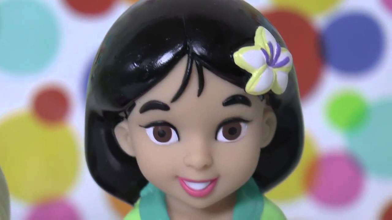 Disney Princess Squeeze Toy Set 6 pc Toy Review YouTube