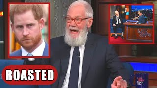 David Letterman ABSOLUTELY Roast Harry On His Return To The Late Night Show Starring Stephen Colbert